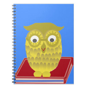 Eule mit rotem Buch