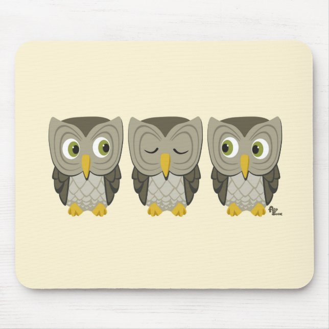 Eule Mousepad (Vorne)