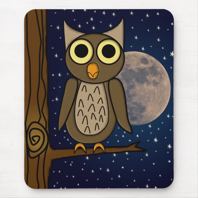 Eule Mousepad (Vorne)