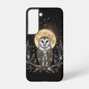 Eule Mystisch Magisches Schönes Mond Handy Samsung Galaxy Hülle