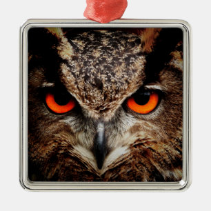 Eule Ornament Aus Metall