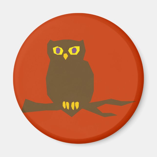 Eule owl magnet (Vorne)