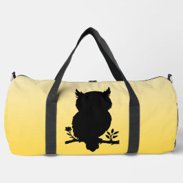 Eule - Scherenschnitt Duffle Bag