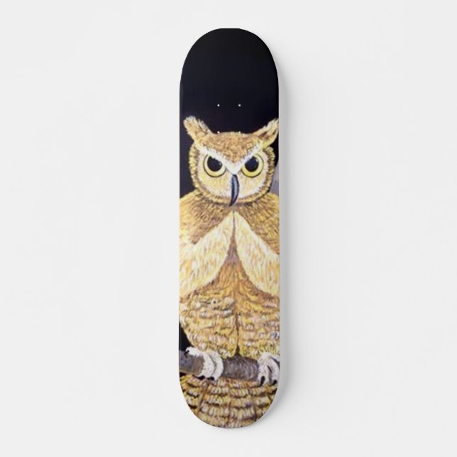 Eule Skateboard (Vorne)