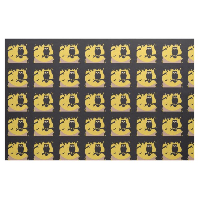 Eule Stoff (Fat Quarter (45,7 x 55,9 cm))