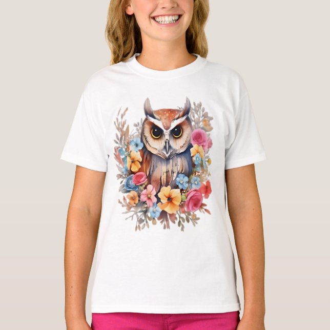 Eule T-Shirt (Vorderseite)