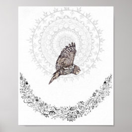 Eule-Träume 8x10 Print Poster