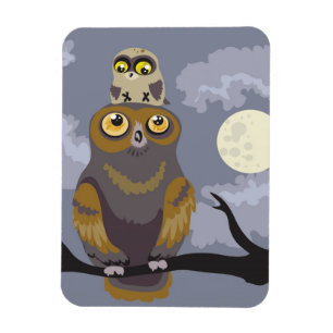 Eule und Baby~magnet Magnet