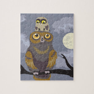 Eule und Baby~puzzle