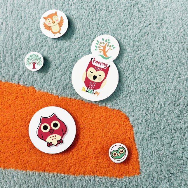 Eule Vogel Tisch Konfetti (Sleepy,big eye owl party confetti,kids birthday party,baby shower,graduation,night party, throw fun)