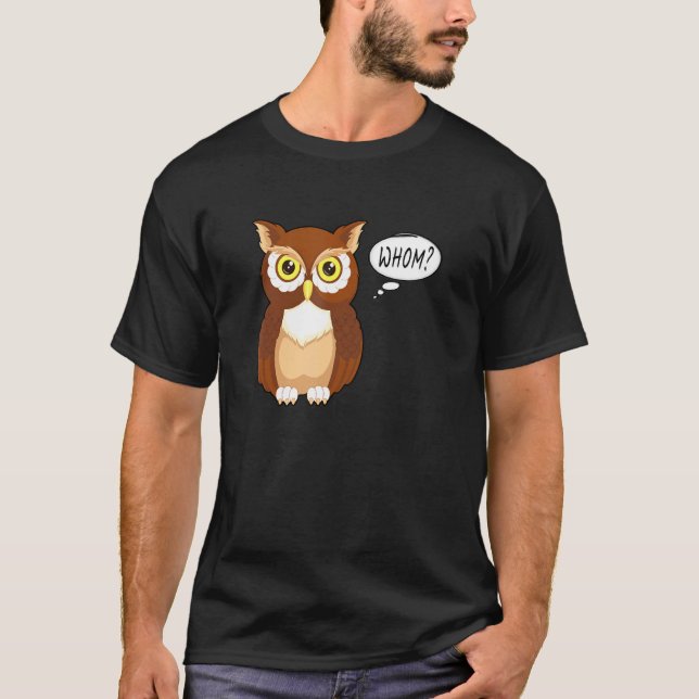 Eule  Wem T-Shirt (Vorderseite)