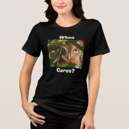 Eule, wen kümmerts Tri-Blend Shirt