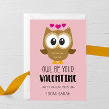 Eule wird Dein Valentinstag Kinder Valentinstag Ka
