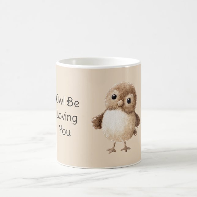 Eule wird dich lieben kaffeetasse (Mittel)