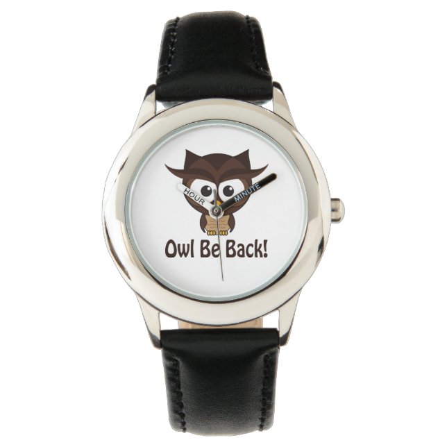 Eule wird zurückkehren armbanduhr (Vorderseite)