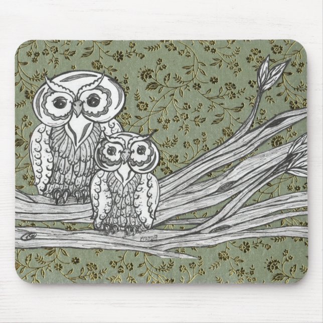 Eulen 10 mousepad (Vorne)