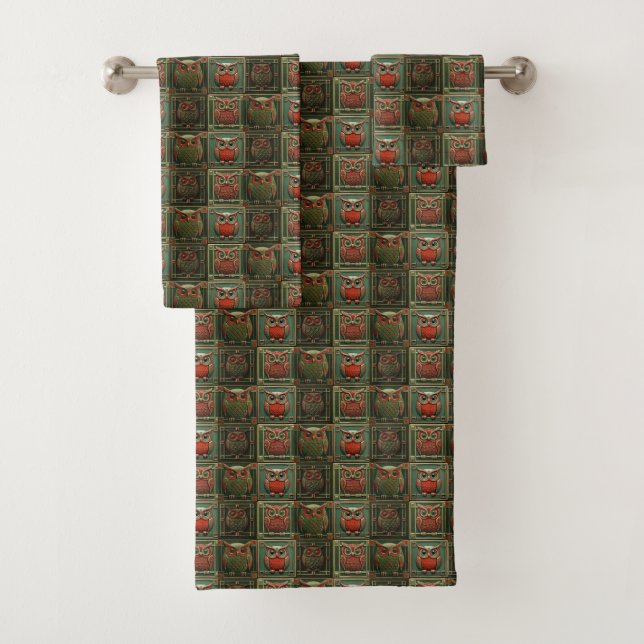 Eulen 2 badhandtuch set (Insitu)