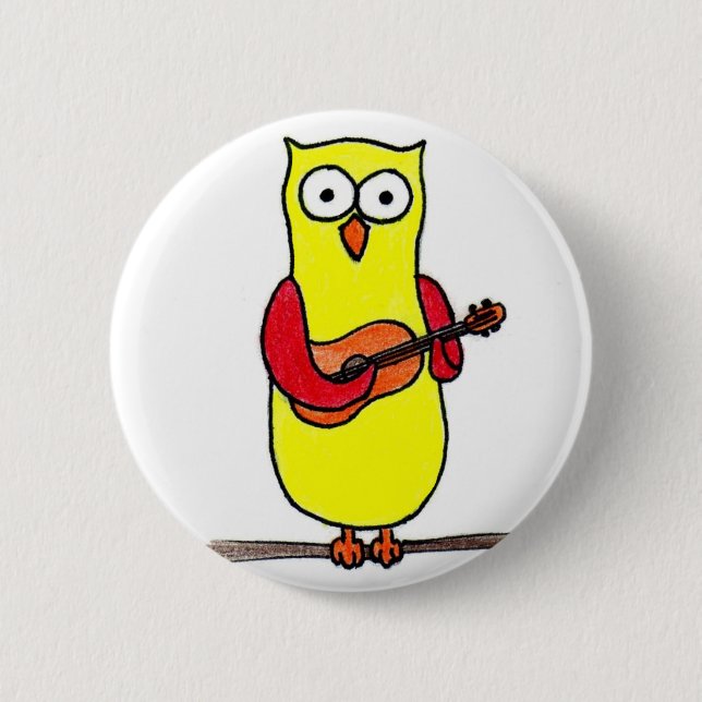 Eulen-Abzeichen Button (Vorderseite)
