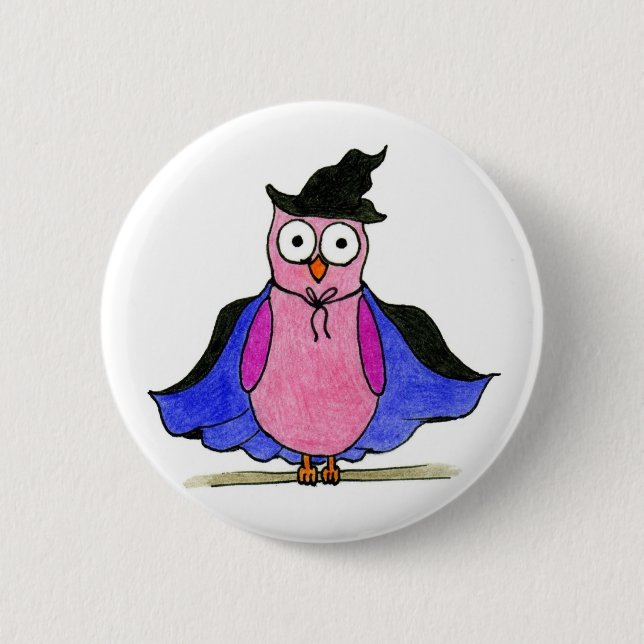 Eulen-Abzeichen Button (Vorderseite)
