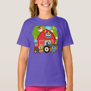 Eulen-Bauern T-Shirt