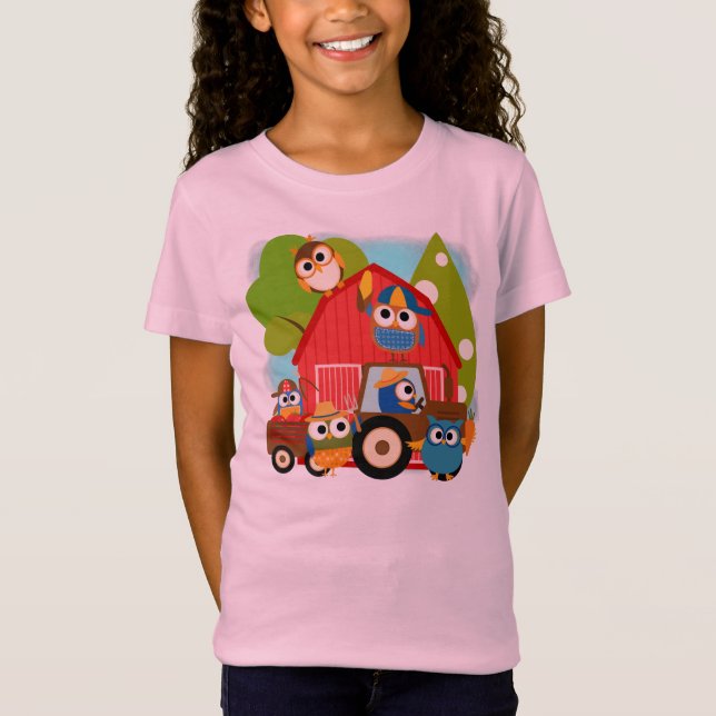 Eulen-Bauern T-Shirt (Vorderseite)