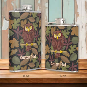Eulen-Carton-Flasche Flachmann