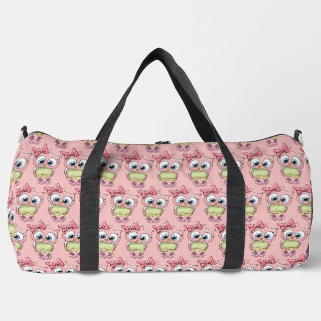 Eulen-Dufflebag Duffle Bag (Vorderseite)