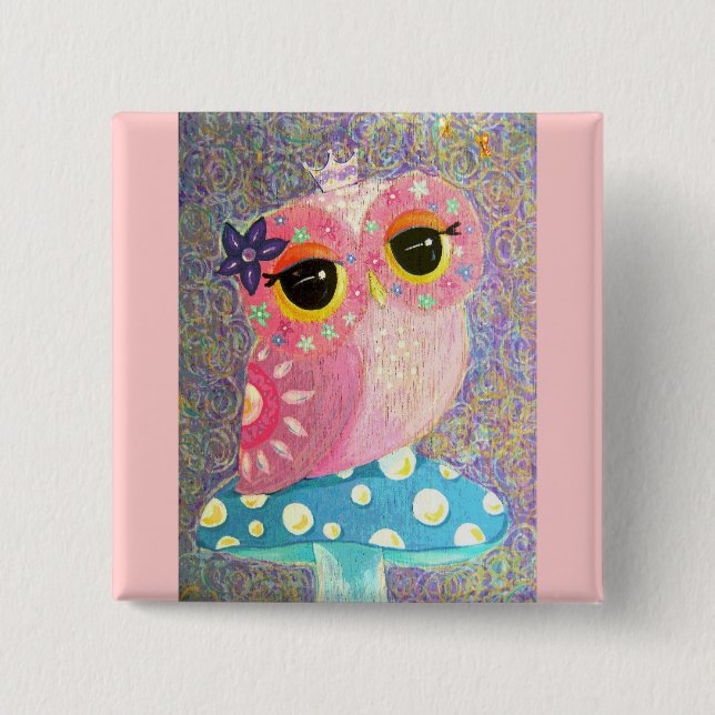 Eulen-feenhafte Prinzessin Button (Vorderseite)