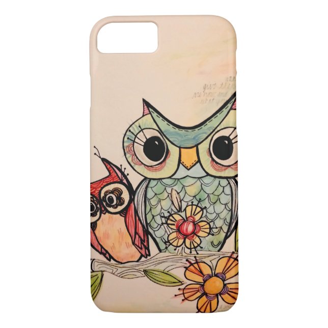 Eulen-Freunde Case-Mate iPhone Hülle (Rückseite)