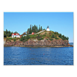 Eulen-Hauptleuchtturm, Maine-Foto Fotodruck