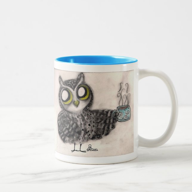 Eulen-Kaffezeit! Tasse (Rechts)