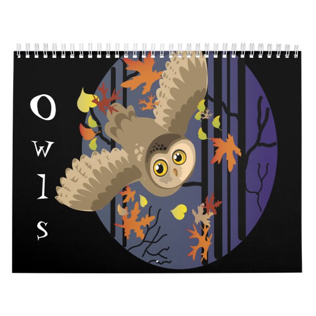 Eulen, Kalender (Titelbild)
