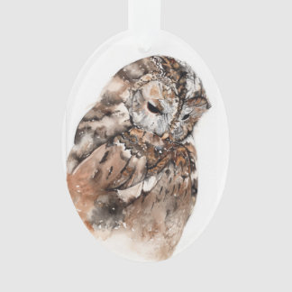 Eulen-Keramikdekoration Ornament