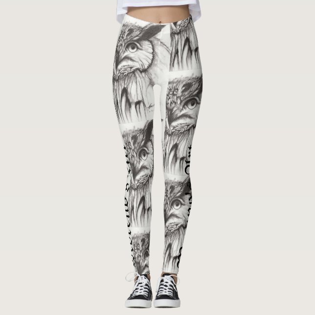 Eulen-Leggings Leggings (Vorderseite)
