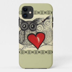 Eulen-Liebe - Case-Mate iPhone Hülle