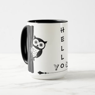 Eulen-Speekabooh-Tasse Lustig Tasse