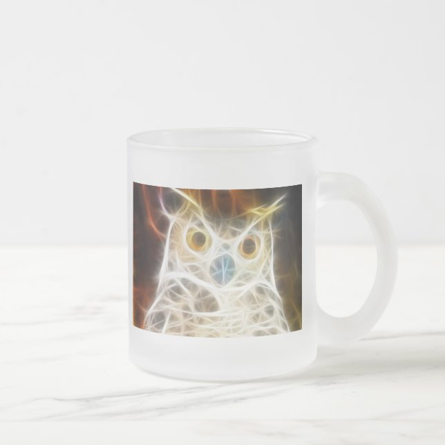 Eulen-starker Blick Mattglastasse (Rechts)