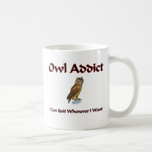 Eulen-Süchtiger Kaffeetasse