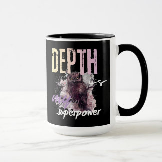 Eulen-Tiefen-Tasse Tasse
