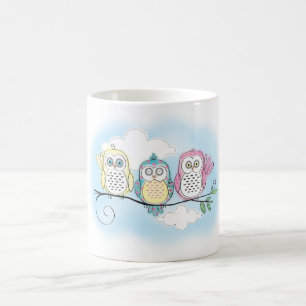 Eulen-Trio Kaffeetasse