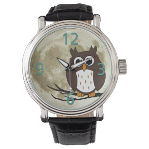 Eulen-Uhr Armbanduhr