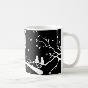 Eulen-und Katzen-Kaffee-Tasse Kaffeetasse
