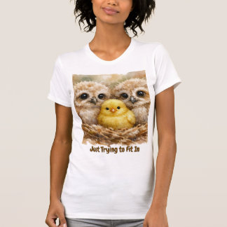 Eulen-und-Küken-T-Shirt zum Anpassen T-Shirt