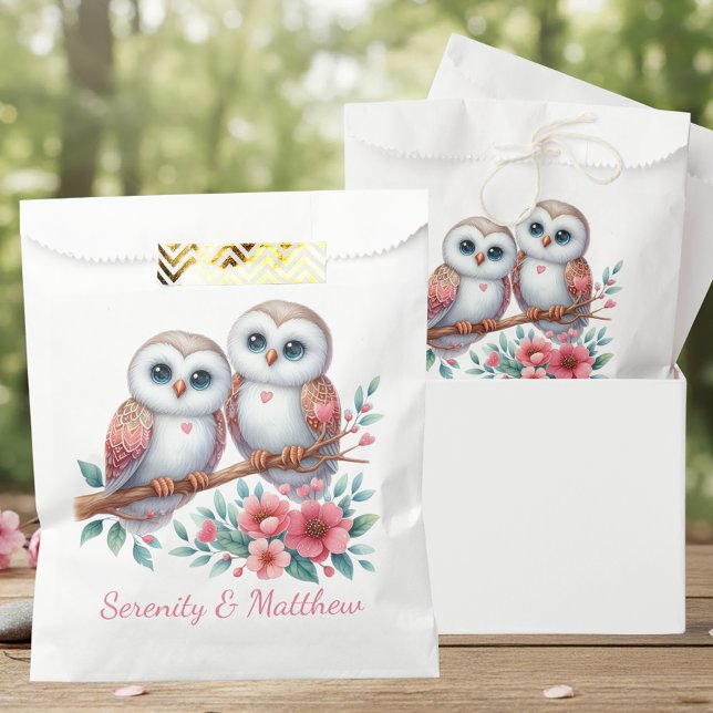 Eulen-Wald-Boho-Landhochzeit Geschenktütchen (Von Creator hochgeladen)