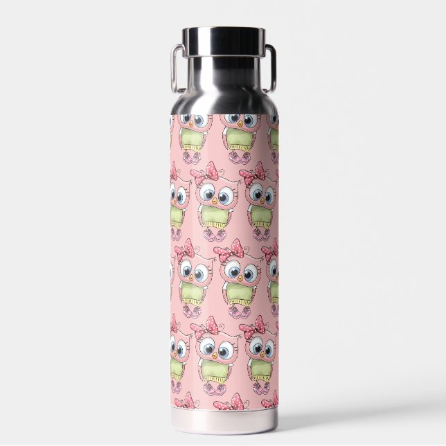 Eulen-Wasserflasche Trinkflasche (Vorne)