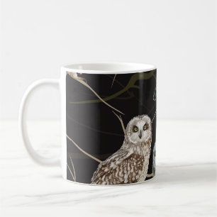 Eulenast: Einsamer Vogelplatz. Kaffeetasse