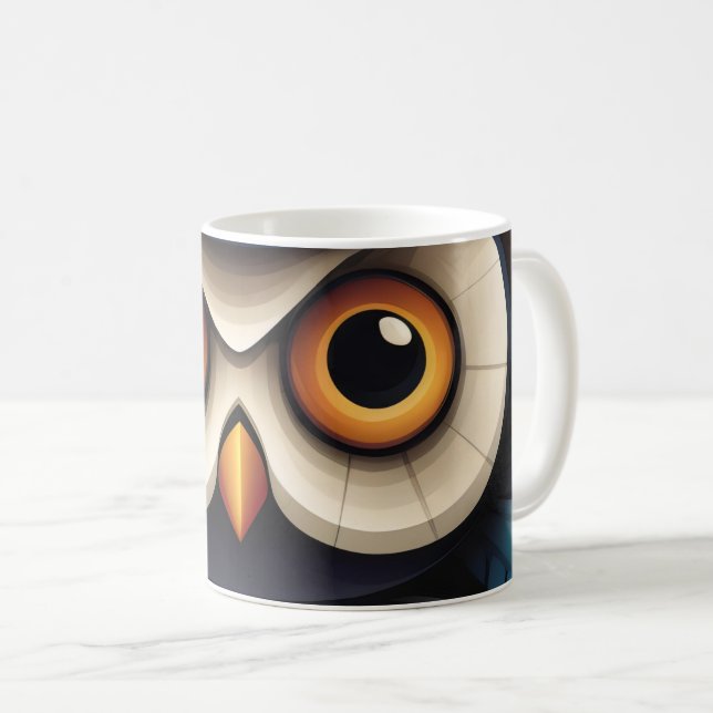 Eulenaugen Kaffeetasse (VorderseiteRechts)