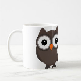 Eulenfamilien-Tasse Kaffeetasse