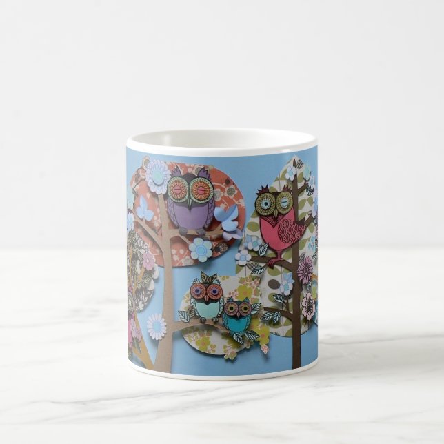 Eulenkaffee-Tasse Kaffeetasse (Mittel)