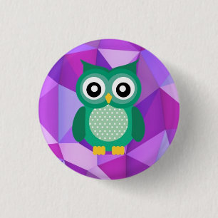 Eulenknopf Button